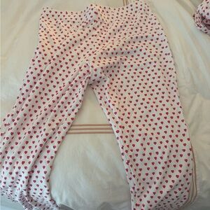 Hearts Pajamas Size M